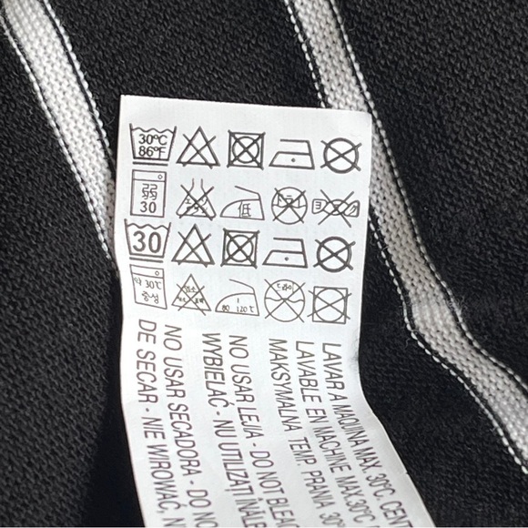 TRF by Zara Striped Cotton Knit 3/4 Sleeve A-line Dress Size M - Picture 13 of 14